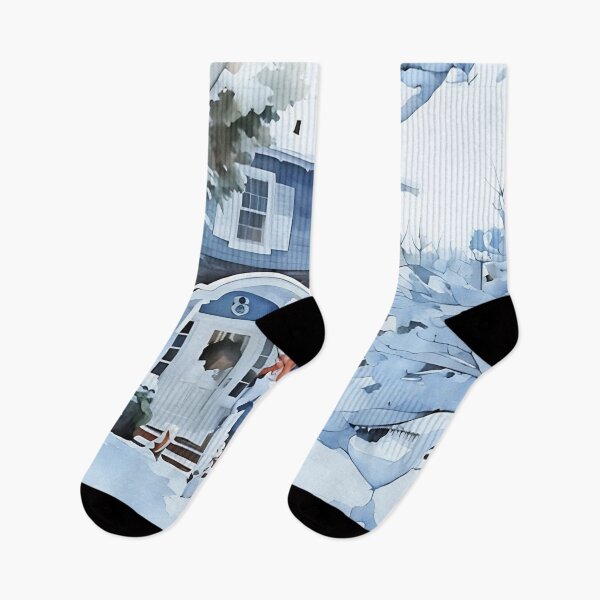 Item preview, Snowing Suburbia designed and sold by RCWatercolours.