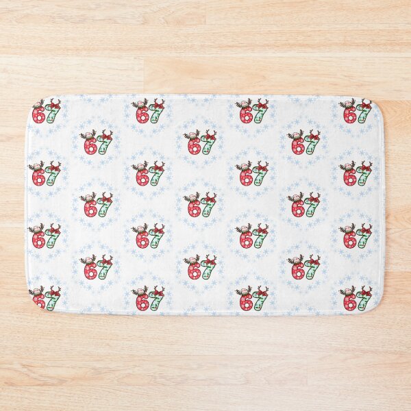 Item preview, Funny Christmas 67 Meme with Reindeer Antlers & Snowflakes designed and sold by Design-Horizons.