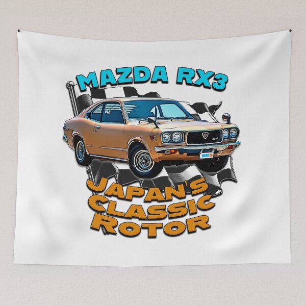Item preview, Mazda RX3 Japan’s Classic Rotor Art designed and sold by Michael van der Hoorn.