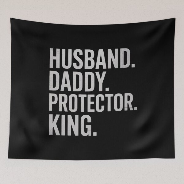 Item preview, Husband Daddy Protector King – Strong Father Quote designed and sold by Gogetgiggles.