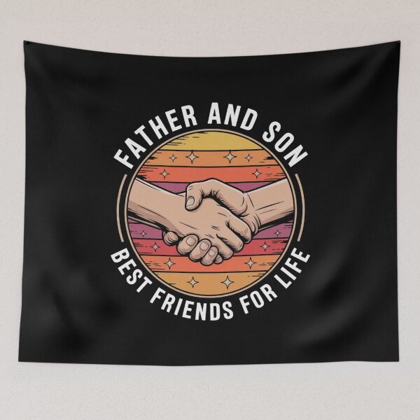 Item preview, Father and Son Best Friends for Life | Vintage Sunset Dad Design | Father’s Day designed and sold by Gogetgiggles.