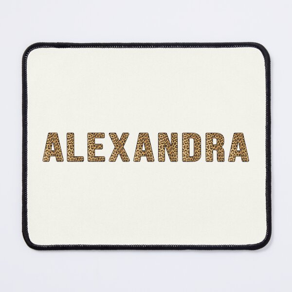 Item preview, Alexandra Name Leopard Print designed and sold by Jeallan Designs.