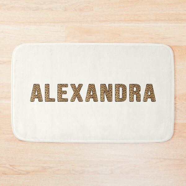 Item preview, Alexandra Name Leopard Print designed and sold by Jeallan Designs.