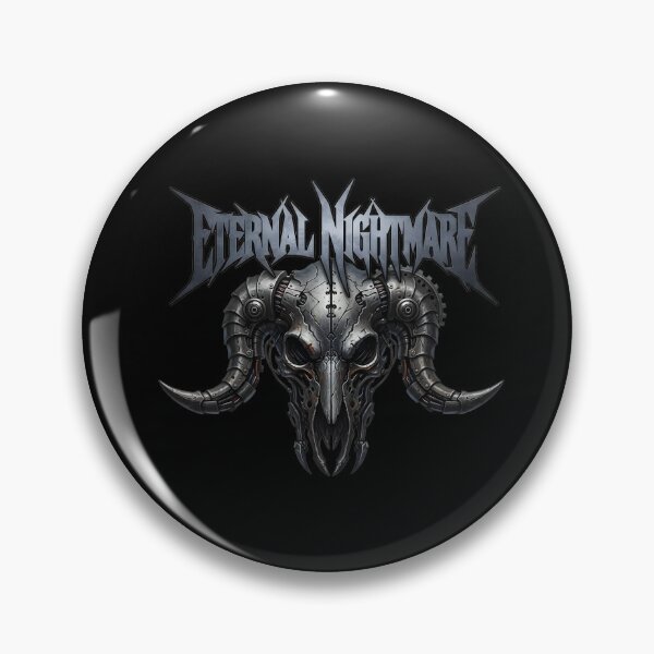 Artikelvorschau, Death Metal Shirt - Biomechanical Buffalo Metal Skull entworfen und verkauft von NickPositron.