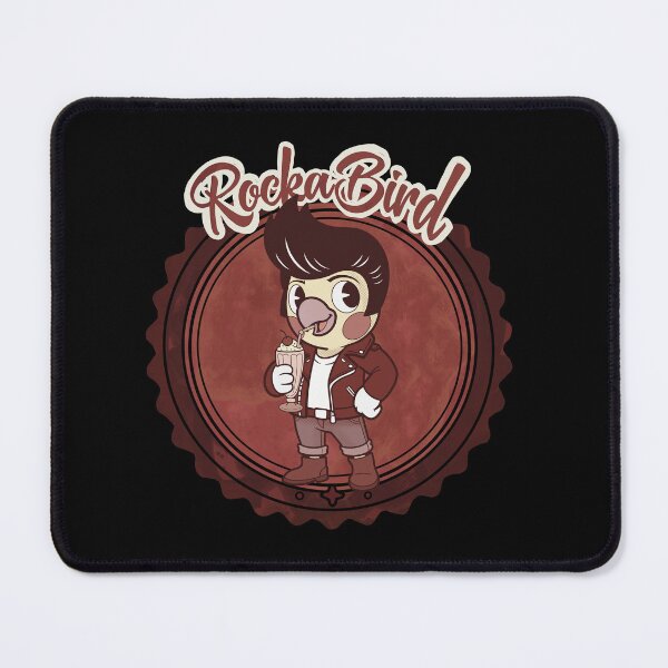 Item preview, Rockabilly Cockatiel Drinking Milkshake, 50s Diner Vibe, Retro Bird Art designed and sold by Rockabird75.