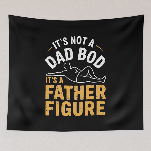 Item preview, Not A Dad Bod Father Figure Retro Funny Dad Design designed and sold by Gogetgiggles.