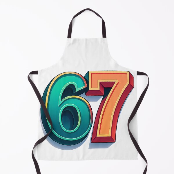 Item preview, 6 7 Six Seven 3D Typography designed and sold by WHITE FLAME PRINTS.