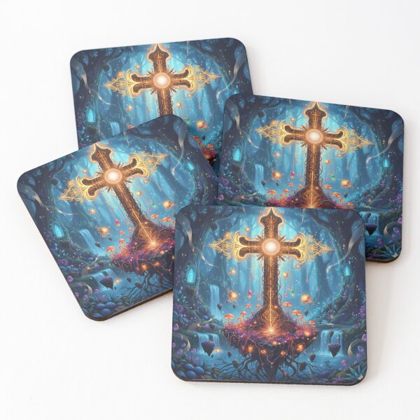 Aperçu de l'œuvre Croix brillante créée et vendue par HuntsmithMerch.