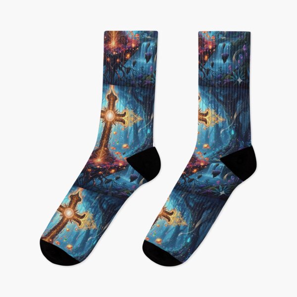 Aperçu de l'œuvre Croix brillante créée et vendue par HuntsmithMerch.