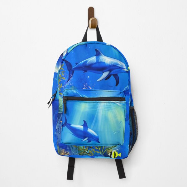Item preview, PARADISE REEF - DOLPHIN POD designed and sold by The Pink Rebel.
