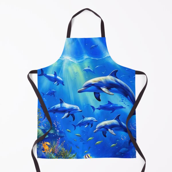 Item preview, PARADISE REEF - DOLPHIN POD designed and sold by The Pink Rebel.