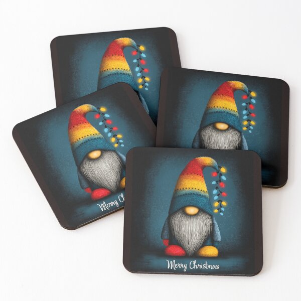 Item preview, Festive Gnome with Lights designed and sold by Blue Horse Photo Magic.