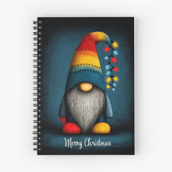 Item preview, Festive Gnome with Lights designed and sold by Blue Horse Photo Magic.