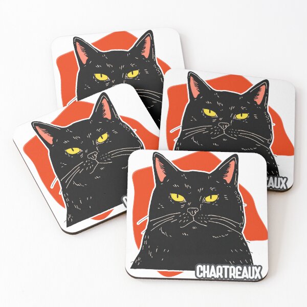 Item preview, Chartreux Cat Power – Bold Breed Portrait in Graphic Style designed and sold by ForeverPrintsOK.