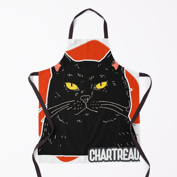 Item preview, Chartreux Cat Power – Bold Breed Portrait in Graphic Style designed and sold by ForeverPrintsOK.