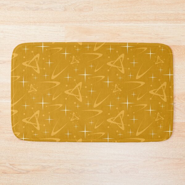 Item preview, Retro Mid Century Mod Golden Yellow Atomic Starburst Boomerangs designed and sold by RetroMaggie.