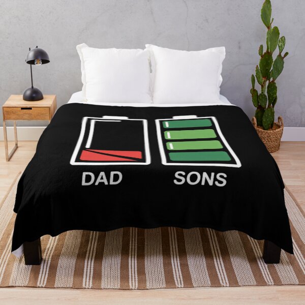 Item preview, Dad Low Battery Sons Full Battery – Funny Family Energy Design designed and sold by Gogetgiggles.