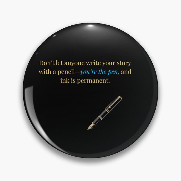 Item preview, Don’t Let Anyone Write Your Story – Empowerment Quote designed and sold by QuietRootStudio.