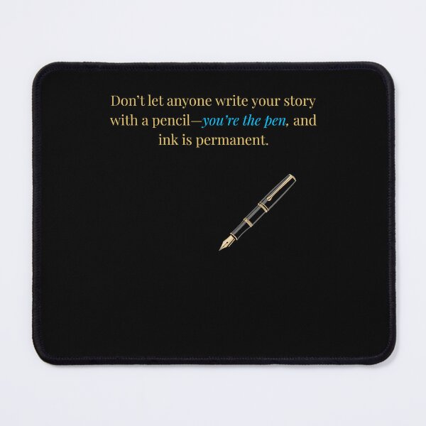 Item preview, Don’t Let Anyone Write Your Story – Empowerment Quote designed and sold by QuietRootStudio.