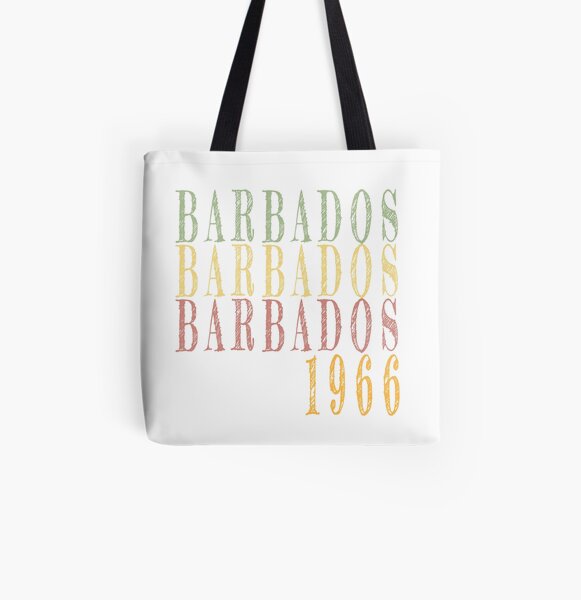 Canvas Shopping Tote Bag I Love My Barbadian Grandparents Countries Beach for Women