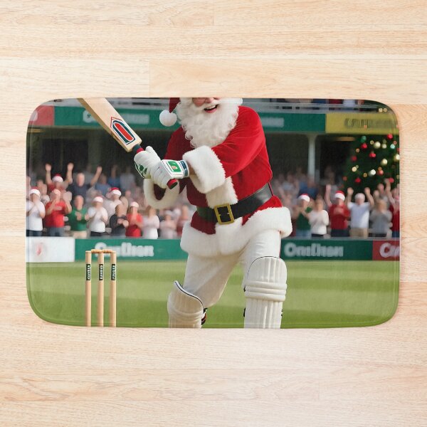 Item preview, Santa playing cricket.   designed and sold by Nomad-Maynard.