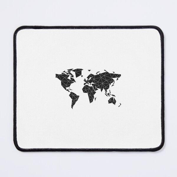 Item preview, Geometric Triangular World Map designed and sold by Le Grand Requin.