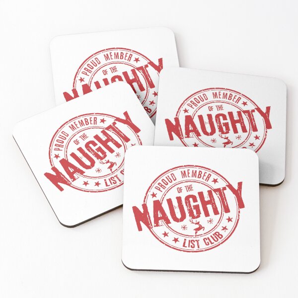 Item preview, Christmas Humor - Funny Christmas Gifts – Proud Member of the Naughty List Club designed and sold by DesignByLeo.