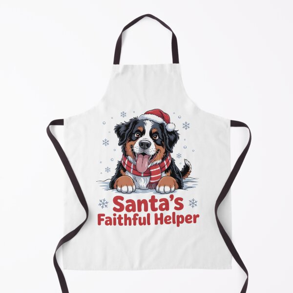 Item preview, Santa’s Faithful Helper Bernese Mountain Dog Funny Christmas Gift designed and sold by Slaw-Creation.