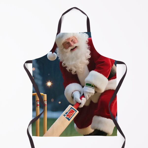 Item preview, Santa playing cricket. designed and sold by Nomad-Maynard.
