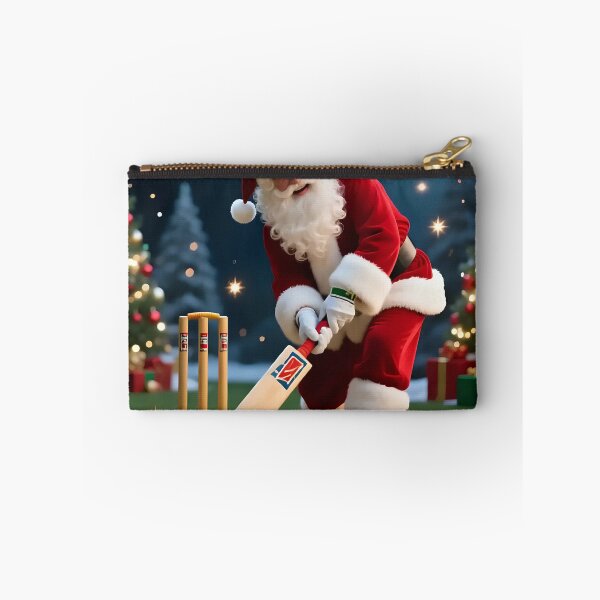 Artikelvorschau, Der Weihnachtsmann spielt Cricket. entworfen und verkauft von Nomad-Maynard.