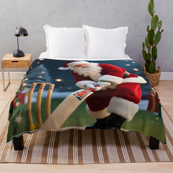 Item preview, Santa playing cricket. designed and sold by Nomad-Maynard.