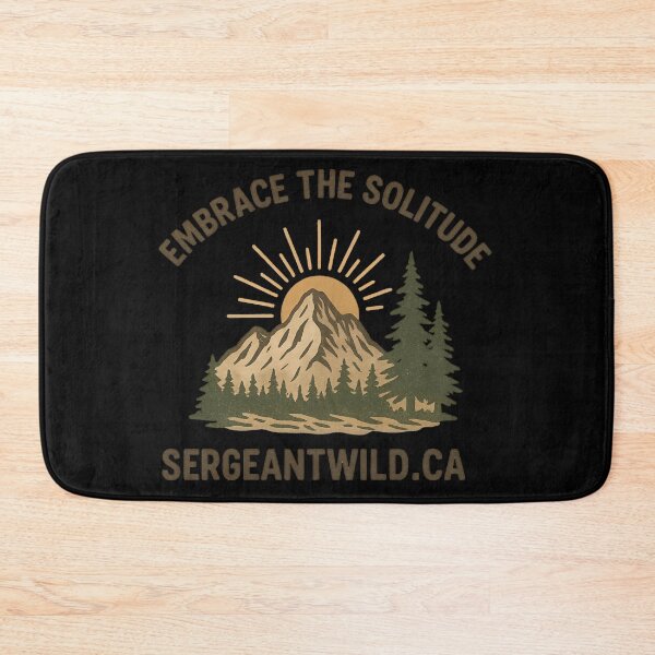 Item preview, Embrace the Solitude – Mountain Sunrise Wilderness Emblem designed and sold by Sergeant Wild.