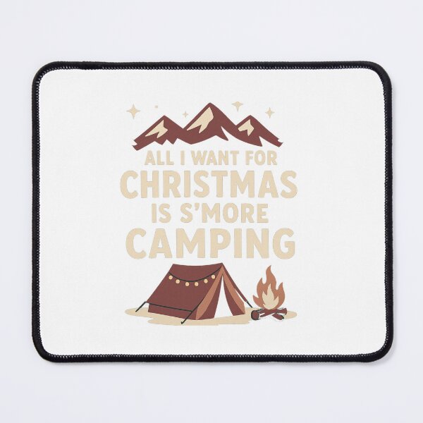 Item preview, Hiking Christmas Shirt - Happy Camper Holiday Outdoor Adventure Tee designed and sold by BreakthroughW.