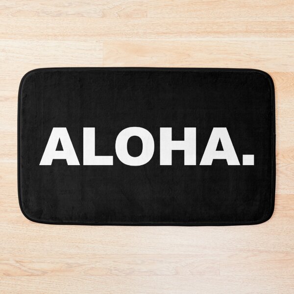 Item preview, Aloha. – Tropical Minimalist Text Tee designed and sold by CurlyDude.