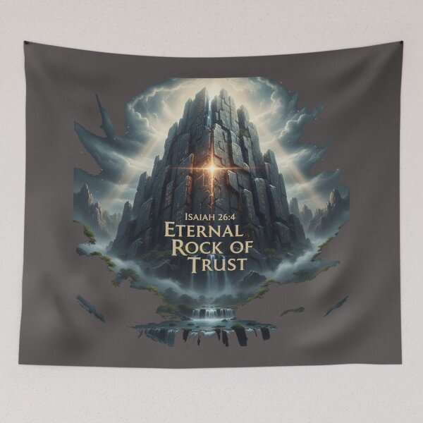 Item preview, Eternal Rock of Trust – Isaiah 26:4  , designed and sold by PaintMeWorld.