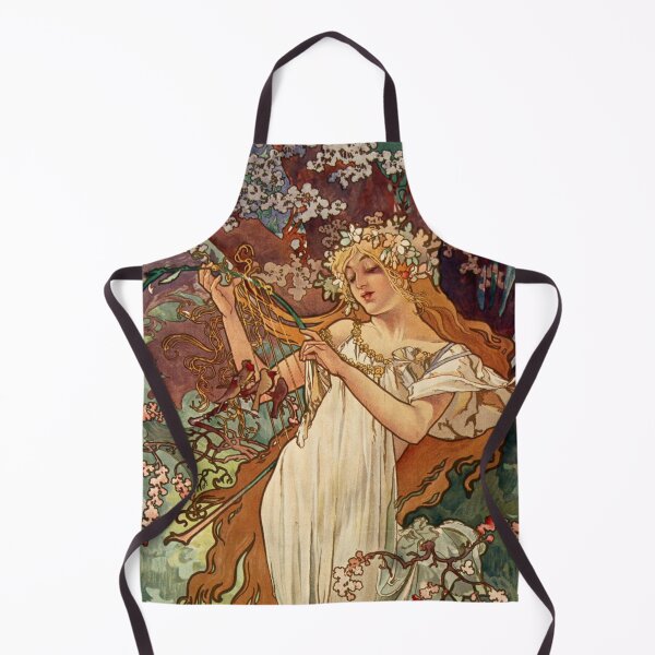 Item preview, Spring by Alphonse Mucha - Art Nouveau Home & Lifestyle Collection designed and sold by ThanksForToday.
