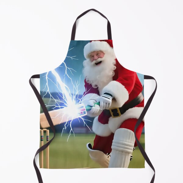 Item preview, Santa playing cricket. designed and sold by Nomad-Maynard.