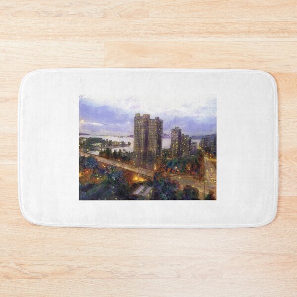Item preview, Moon Rise Over Vancouver designed and sold by Randy Sprout Fine Art.