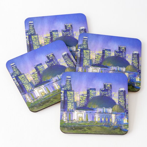 Item preview, Griffith Park Observatory with LA Nocturne designed and sold by Randy Sprout Fine Art.