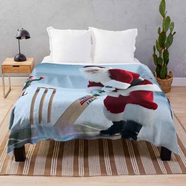 Item preview, Santa playing cricket.   designed and sold by Nomad-Maynard.