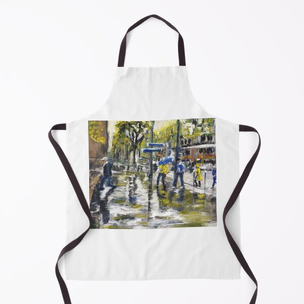 Item preview, Paris Street Sketch in The Rain designed and sold by Randy Sprout Fine Art.