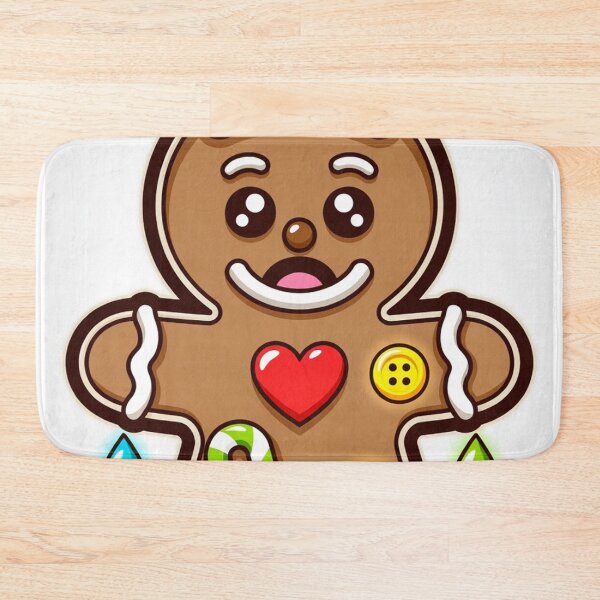 Item preview, Heartdrop Honeybun – Cute Christmas Gingerbread Character designed and sold by Vertura Group.