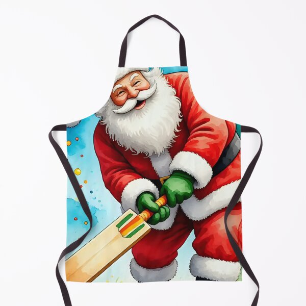 Item preview, Santa playing cricket. designed and sold by Nomad-Maynard.