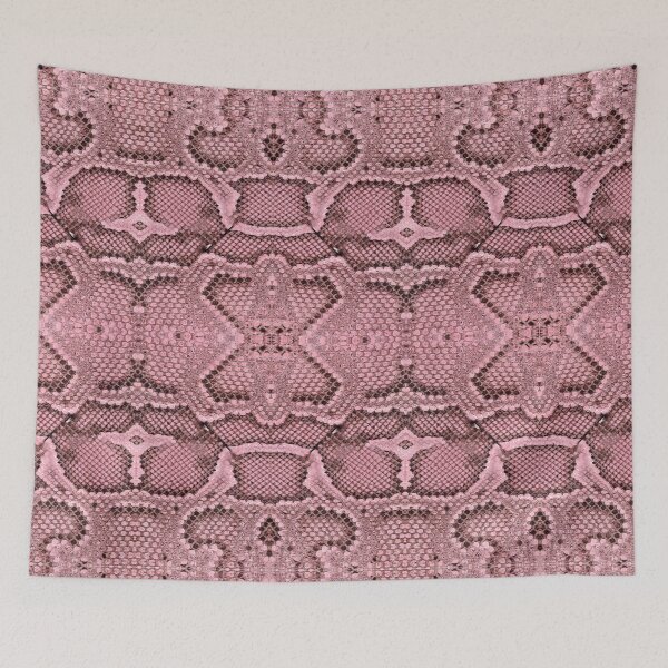 Item preview, Pink Python Snake Skin Leather Aesthetic designed and sold by We Are Stardust.