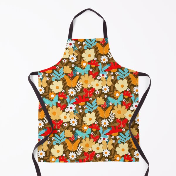 Item preview, Midnight blooms in an Enchanted Butterfly Garden Seamless Pattern designed and sold by Clara Fruggeri.