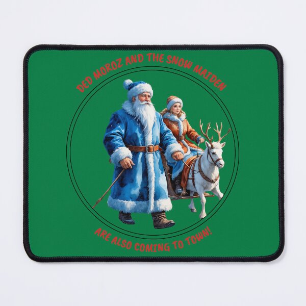 Item preview, Ded Moroz and the Snow Maiden Winter Holiday Design - GREEN designed and sold by PAPIRO SIGLO XXI.