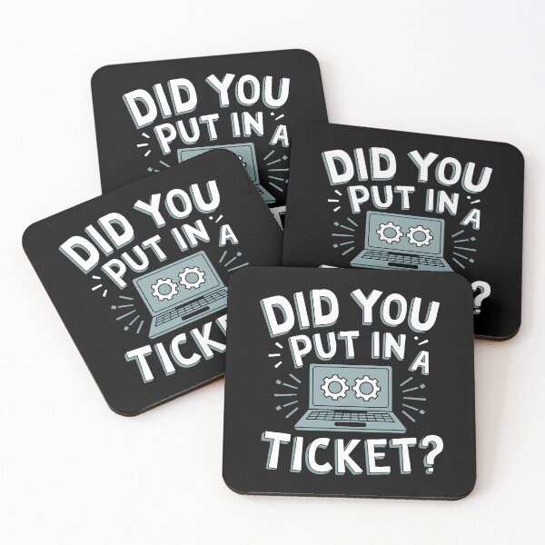 Item preview, Did you put in a ticket? Admin and support design designed and sold by Lichtisign.