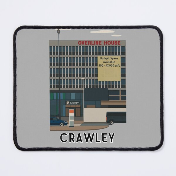 Item preview, Crawley - a town on the Surrey/West Sussex border. designed and sold by WheresTheTShirt.