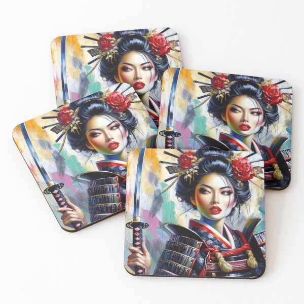 Item preview, Geisha Warrior - Japanese Samurai Geisha designed and sold by Mara Moon.