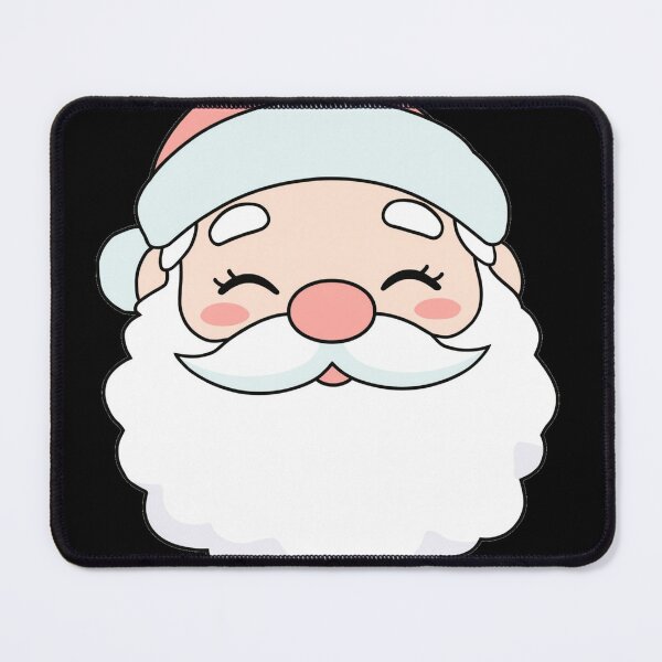 Item preview, Kawaii Santa Claus Face Illustration designed and sold by pixelandpine.